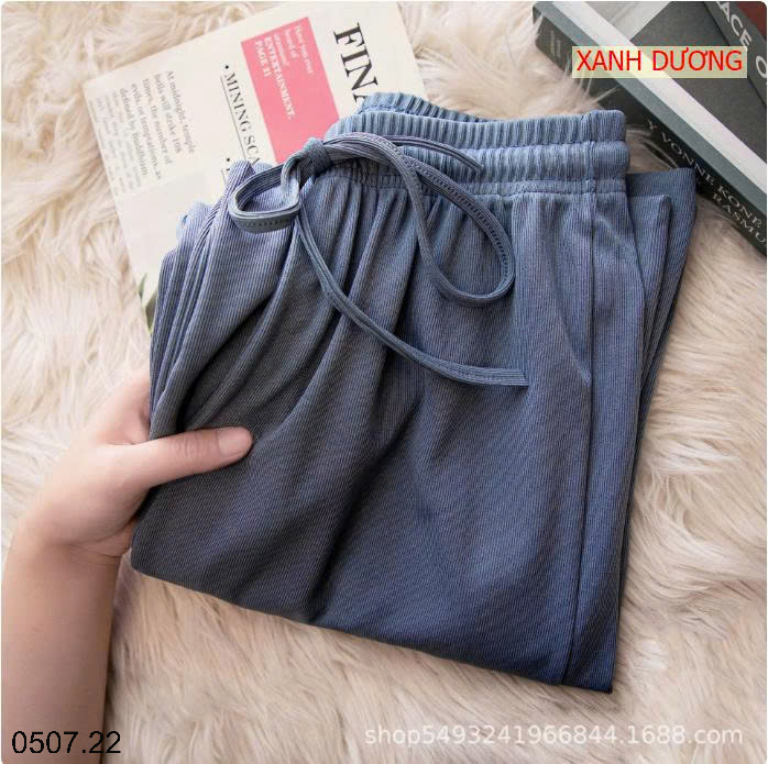 26HA0507.22 - SET 2 QUẦN THUN TĂM ỐNG RỘNG NỮ