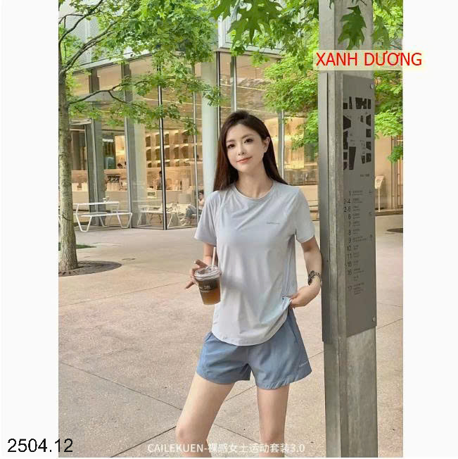 26HA2504.12 - BỘ THỂ THAO LỤA BĂNG CAILEKUEN