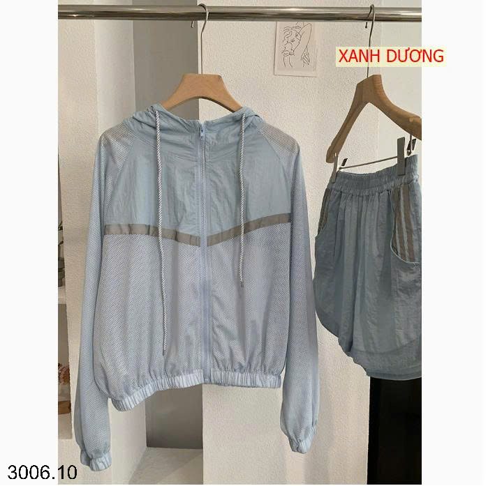 26HA3006.10 - BỘ THỂ THAO ÁO LƯỚI NHÀ KEKEZOON