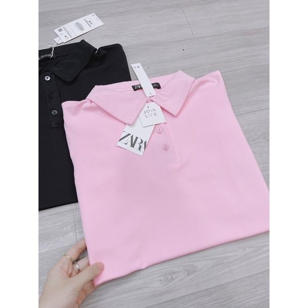 VÁY POLO SUÔNG TRƠN CÁ SẤU 2 TÚI - YVPS1107
