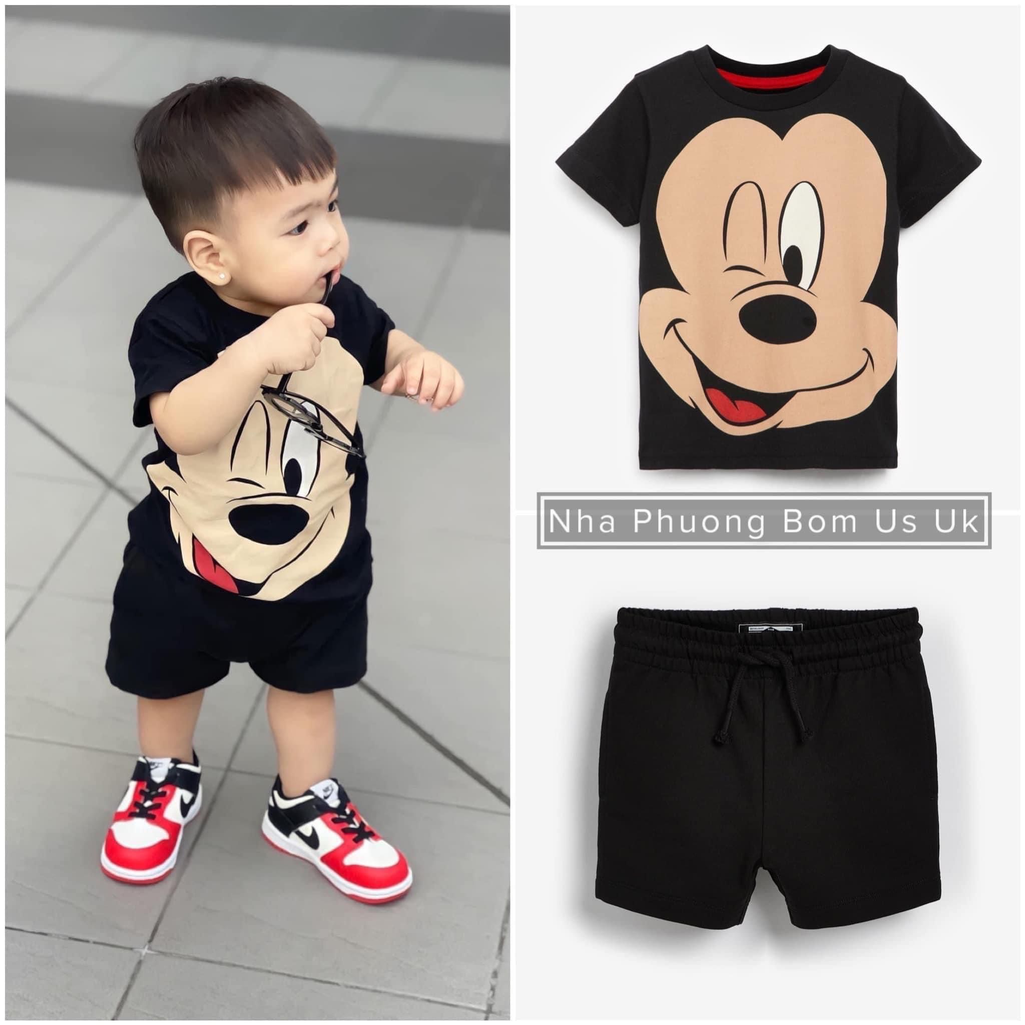 OD78- SÉT BỘ MICKEY ĐEN CHO BÉ