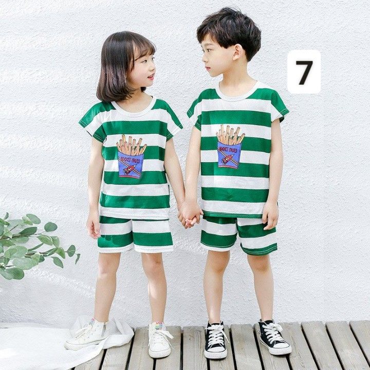 HA2624 - ĐỒ BỘ NGẮN TAY BÉ TRAI BÉ GÁI