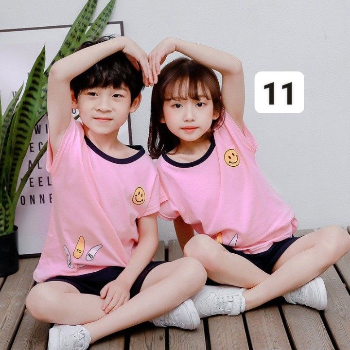 HA2624 - ĐỒ BỘ NGẮN TAY BÉ TRAI BÉ GÁI