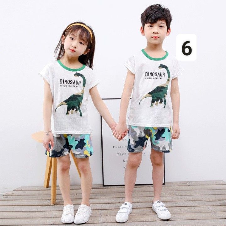 HA2624 - ĐỒ BỘ NGẮN TAY BÉ TRAI BÉ GÁI