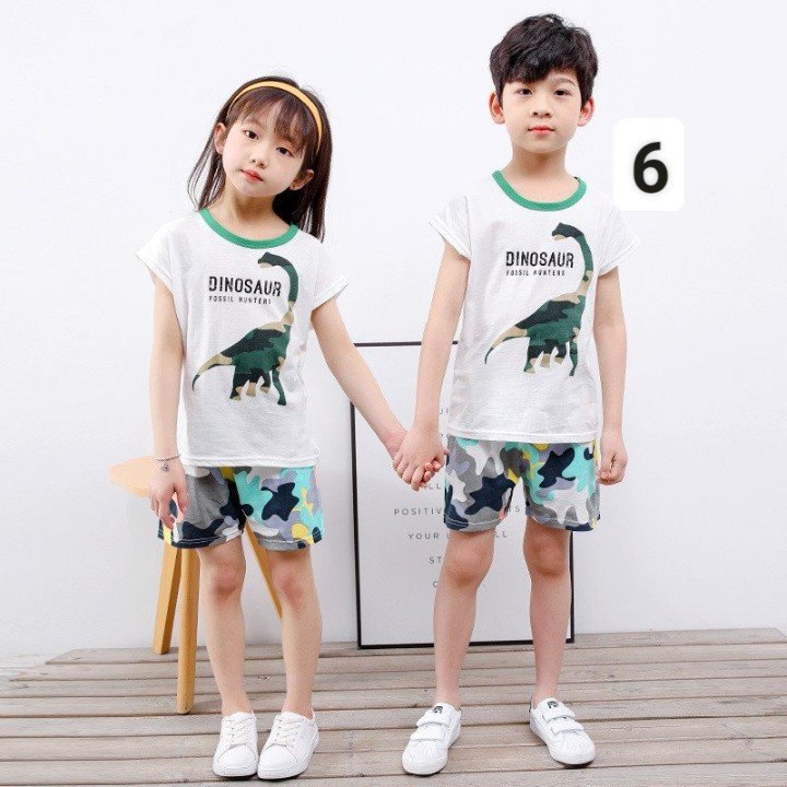 HA2624 - ĐỒ BỘ NGẮN TAY BÉ TRAI BÉ GÁI