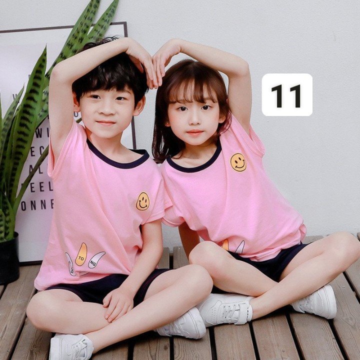 HA2624 - ĐỒ BỘ NGẮN TAY BÉ TRAI BÉ GÁI