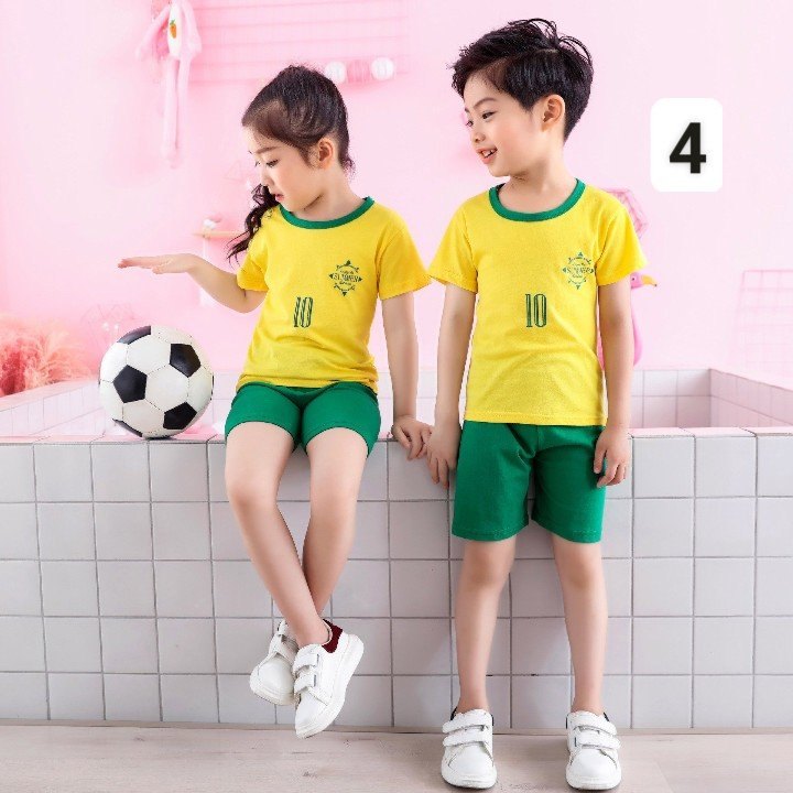 HA2622 - BỘ COTTON BÉ TRAI BÉ GÁI QC