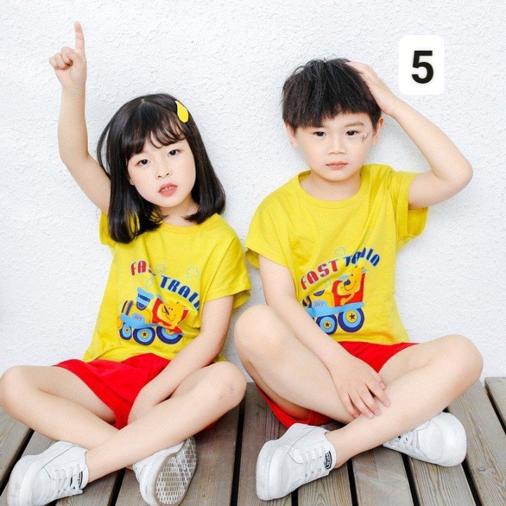 HA2624 - ĐỒ BỘ NGẮN TAY BÉ TRAI BÉ GÁI