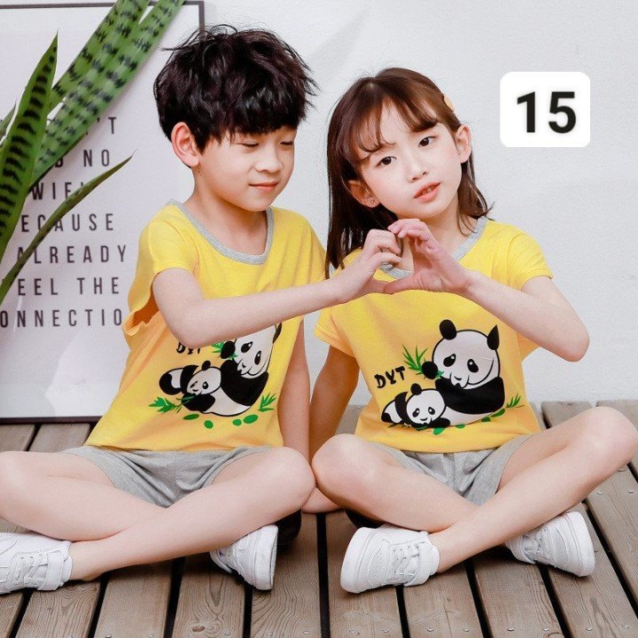 HA2624 - ĐỒ BỘ NGẮN TAY BÉ TRAI BÉ GÁI
