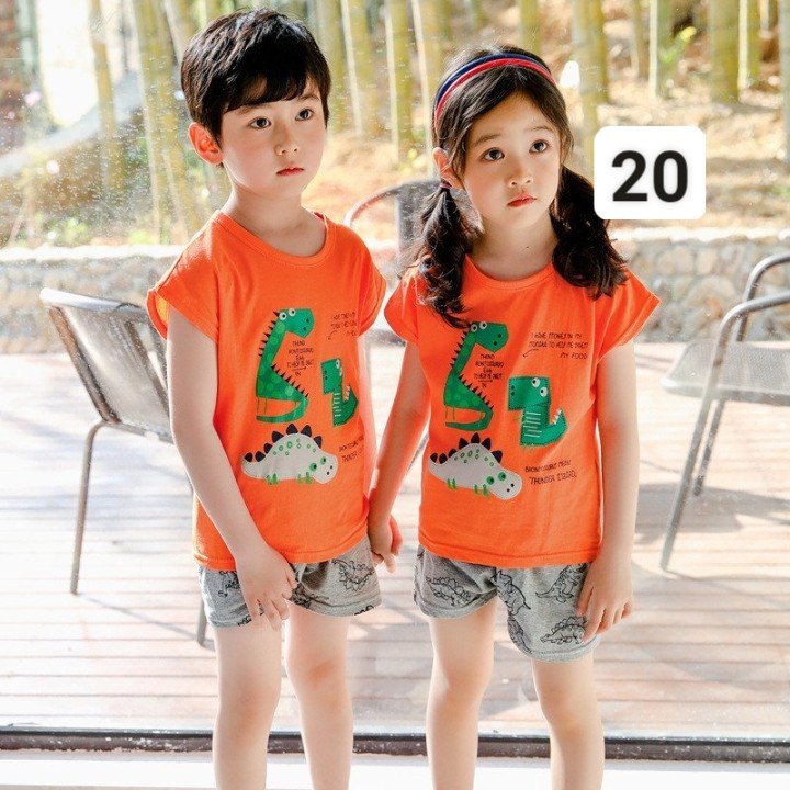 HA2624 - ĐỒ BỘ NGẮN TAY BÉ TRAI BÉ GÁI