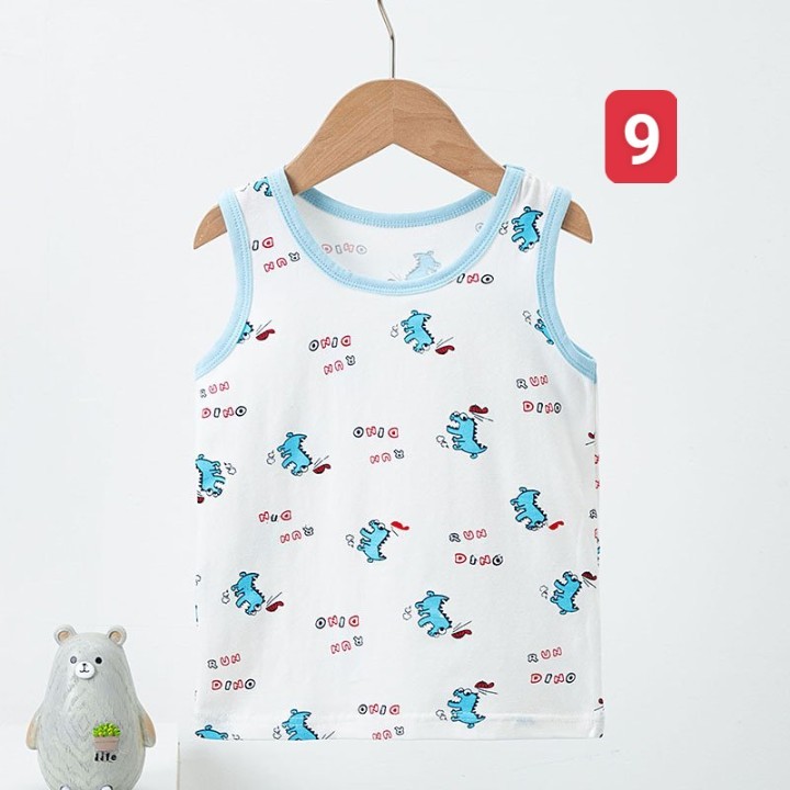HA3023 - ÁO BA LỖ IN HOẠT HÌNH CHO BÉ