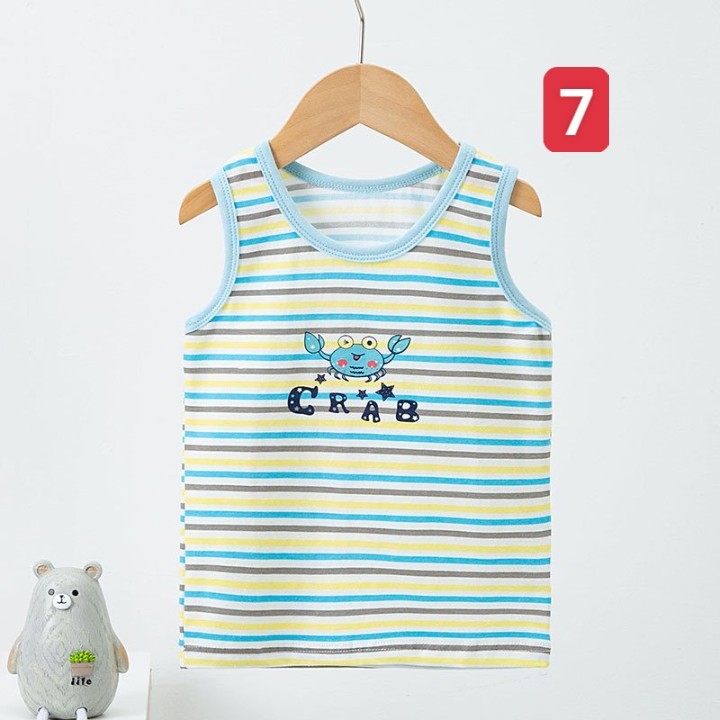 HA3023 - ÁO BA LỖ IN HOẠT HÌNH CHO BÉ