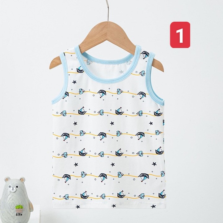 HA3023 - ÁO BA LỖ IN HOẠT HÌNH CHO BÉ
