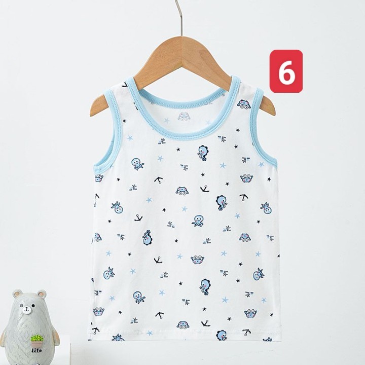 HA3023 - ÁO BA LỖ IN HOẠT HÌNH CHO BÉ