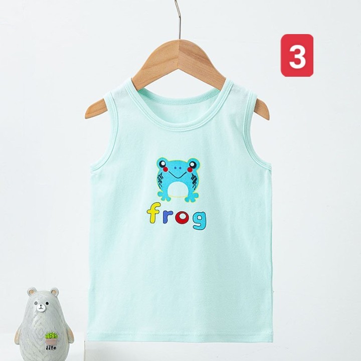 HA3023 - ÁO BA LỖ IN HOẠT HÌNH CHO BÉ