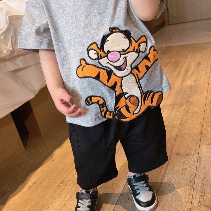 HA448 - ÁO COTTON HÌNH THÊU HOẠT HÌNH