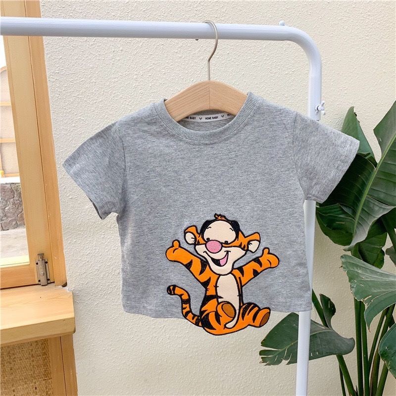 HA448 - ÁO COTTON HÌNH THÊU HOẠT HÌNH