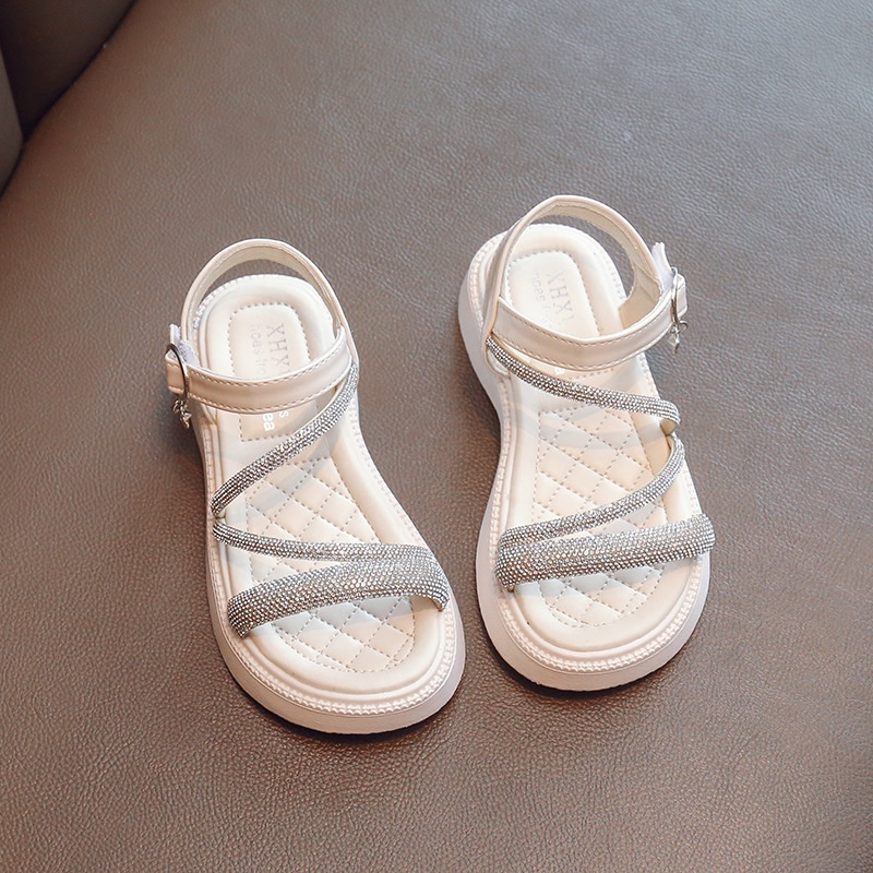 24HA234.27 - SANDAL 2 MÀU BÉ GÁI