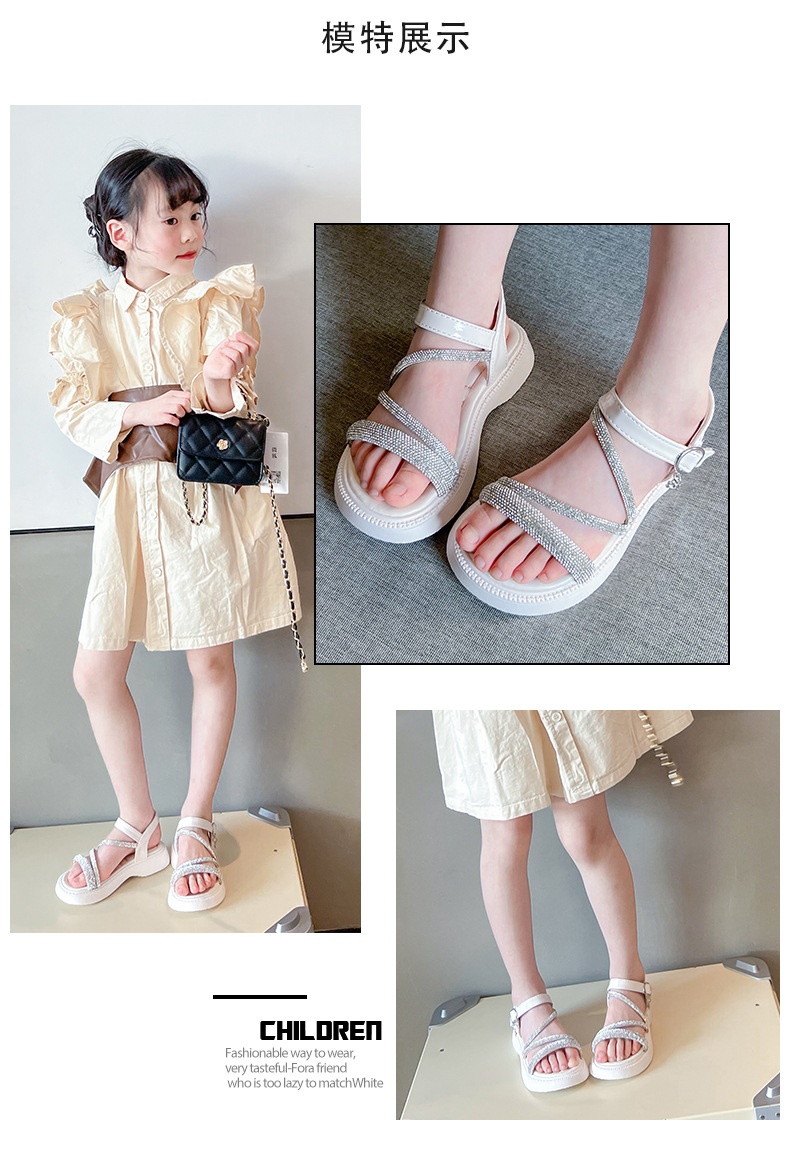 HA2341 - SANDAL 2M CHO BÉ GÁI HOT HIT