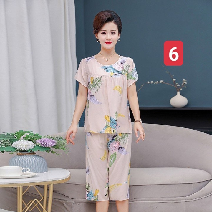 HA856 - BỘ COTTON LANH LỤA TRUNG NIÊN