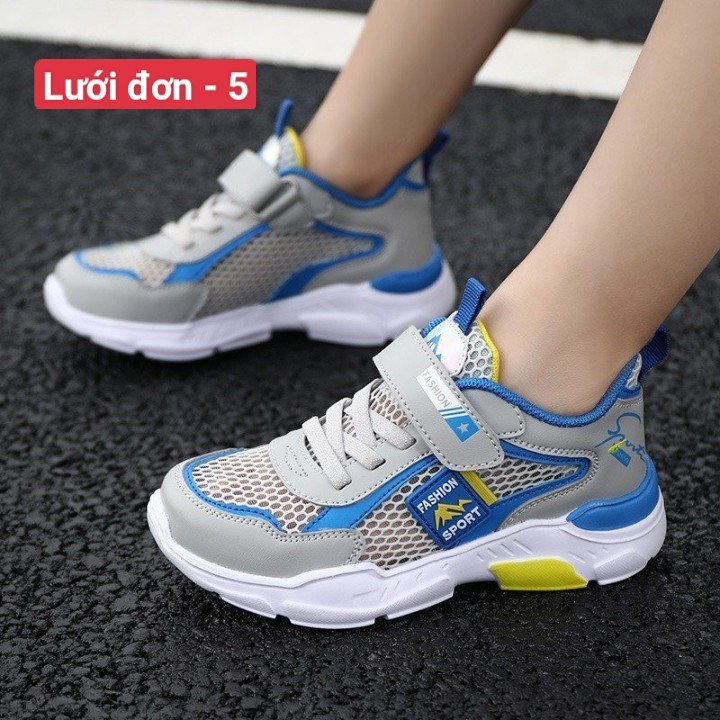 HA2756 - GIÀY THỂ THAO LƯỚI THOÁNG KHÍ BÉ TRAI SIZE ĐẠI