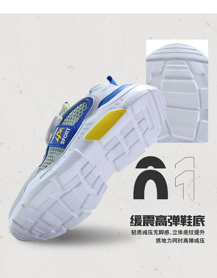 HA2756 - GIÀY THỂ THAO LƯỚI THOÁNG KHÍ BÉ TRAI SIZE ĐẠI