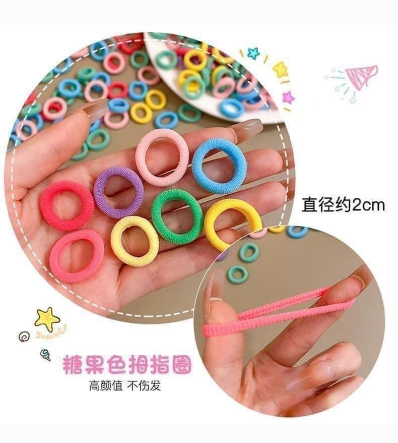 HA1062 - SET 500 DÂY CHUN BUỘC TÓC