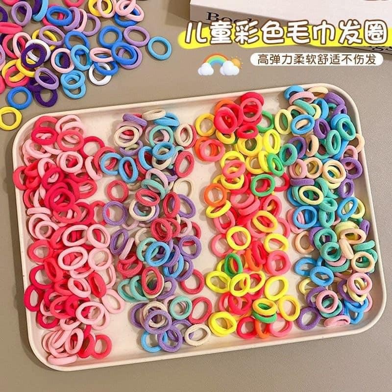 HA1062 - SET 500 DÂY CHUN BUỘC TÓC