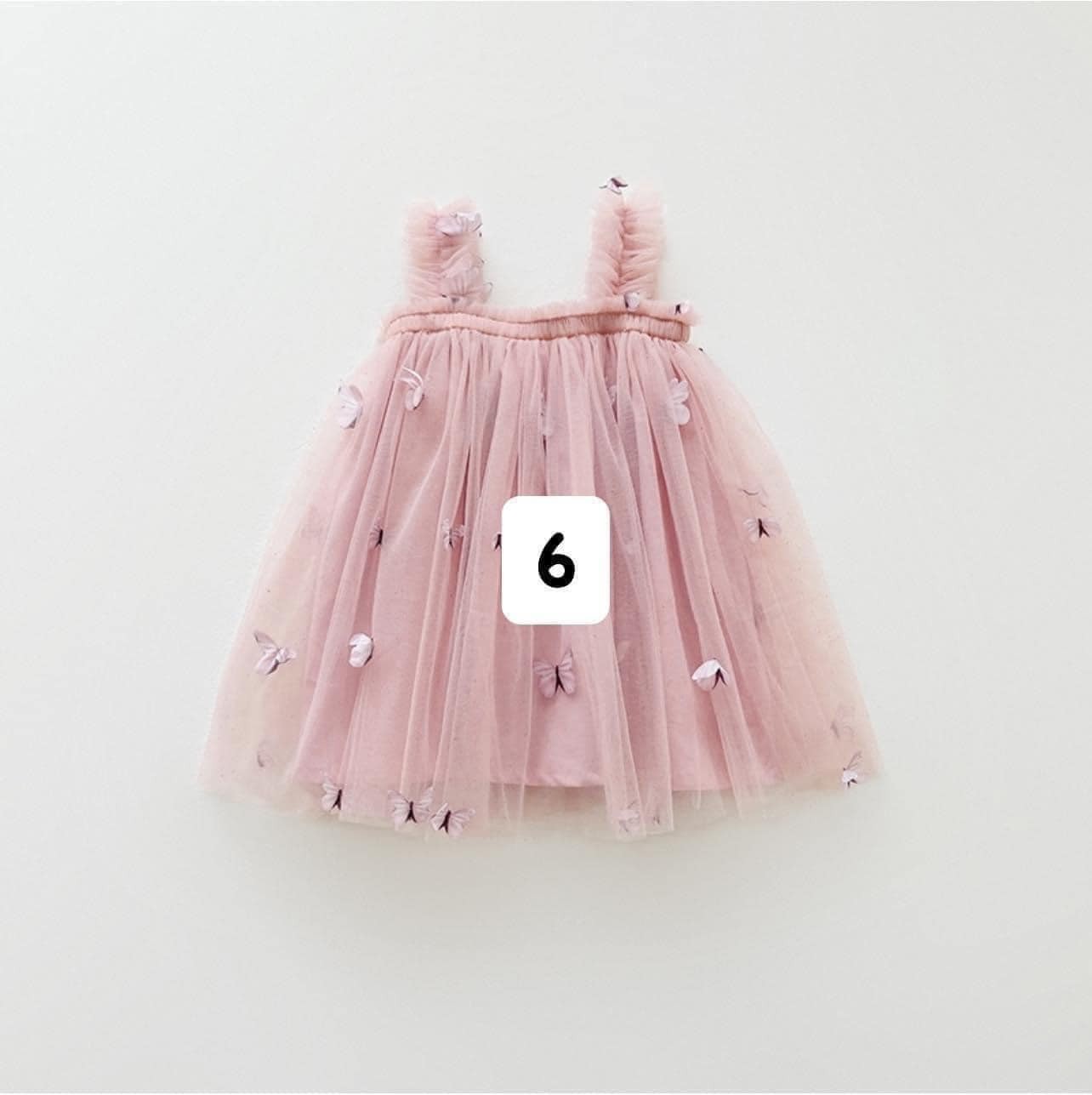 HA1461 - VÁY HÌNH BƯỚM BÉ GÁI