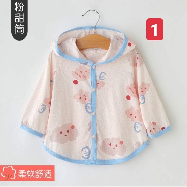 HA1562 - ÁO CHỐNG NẮNG COTTON THÔNG HƠI CHO BÉ