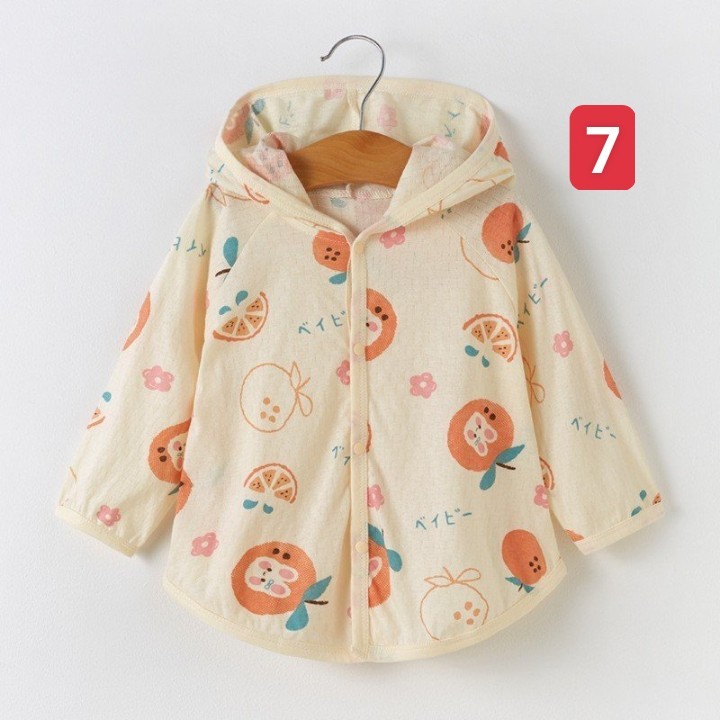 HA1562 - ÁO CHỐNG NẮNG COTTON THÔNG HƠI CHO BÉ