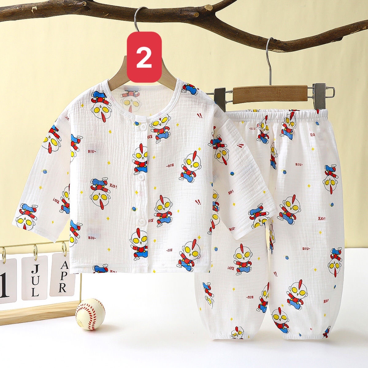 HA2664 - BỘ XÔ MUSLIN CHO BÉ