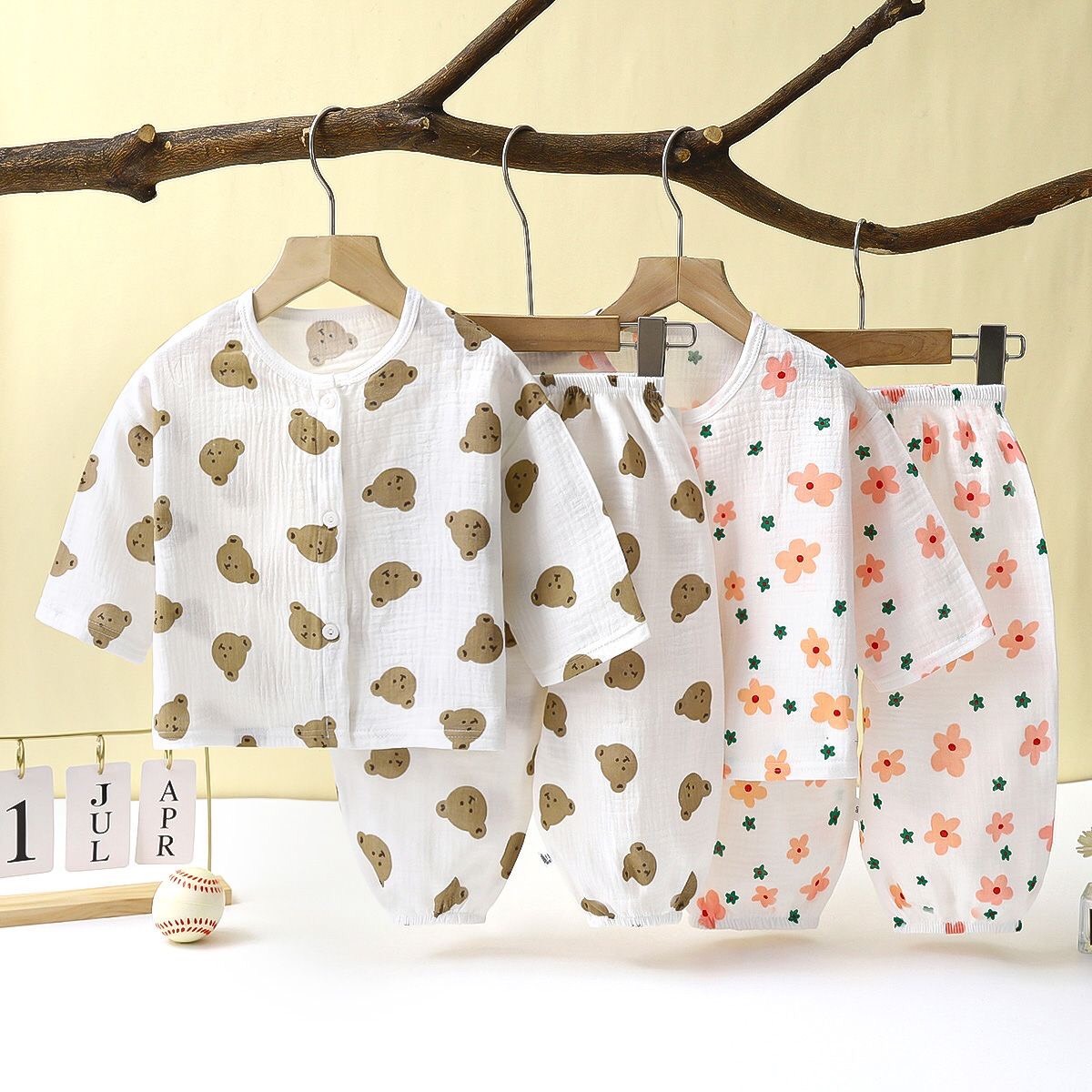 HA2664 - BỘ XÔ MUSLIN CHO BÉ