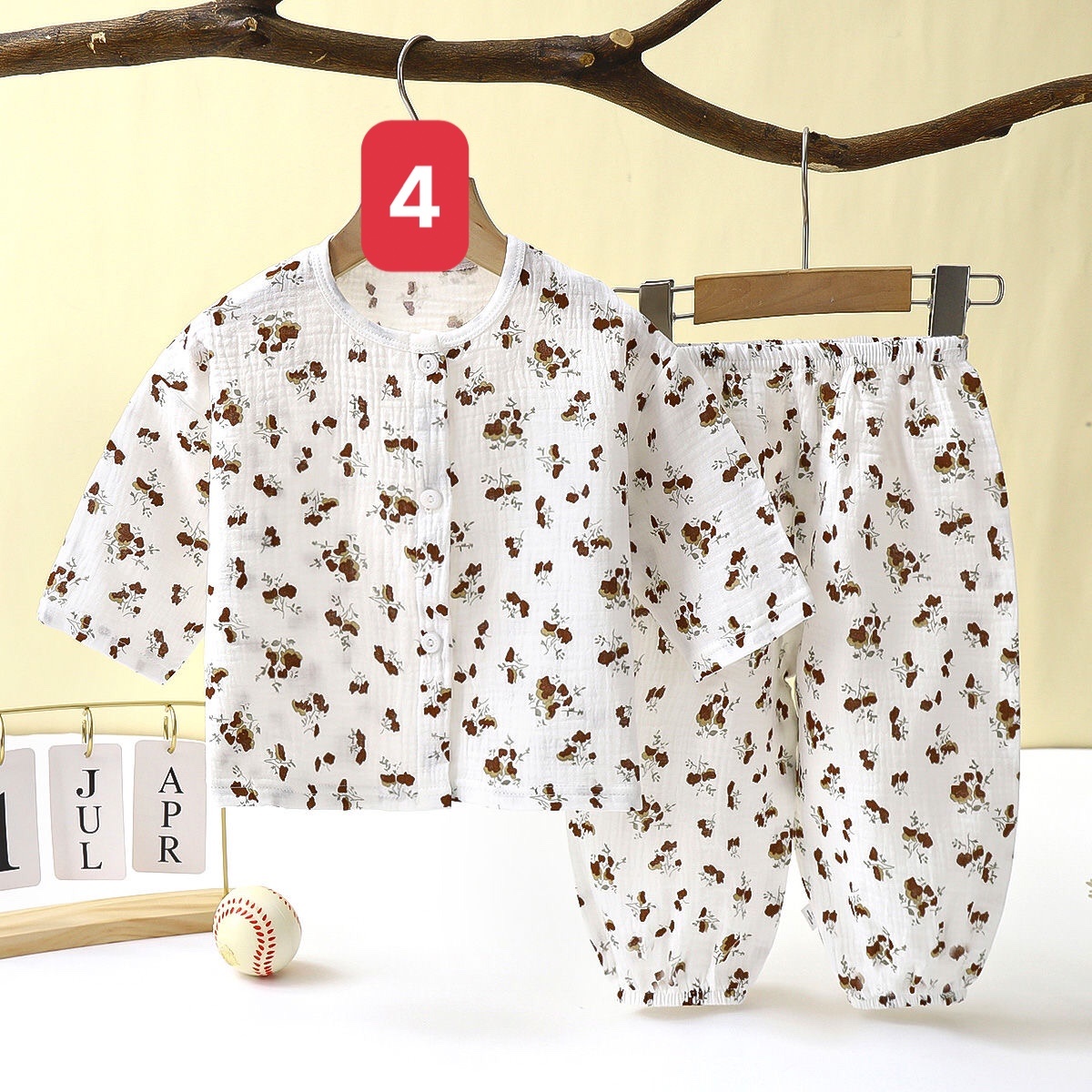 HA2664 - BỘ XÔ MUSLIN CHO BÉ