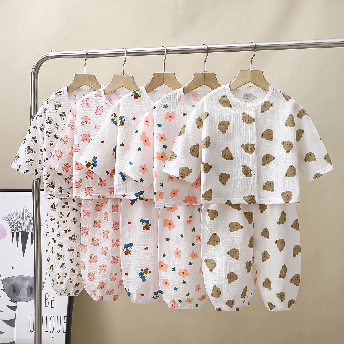 HA2664 - BỘ XÔ MUSLIN CHO BÉ