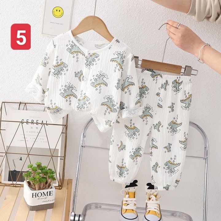 HA2763 - BỘ MẶC NHÀ XÔ MUSLIN
