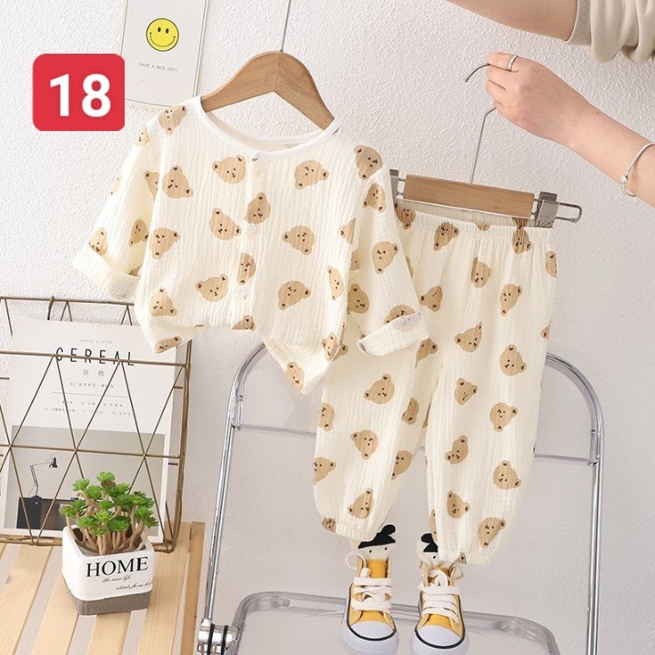 HA2763 - BỘ MẶC NHÀ XÔ MUSLIN