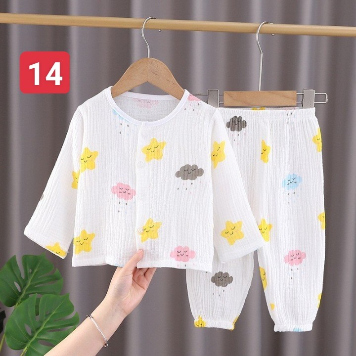HA2763 - BỘ MẶC NHÀ XÔ MUSLIN