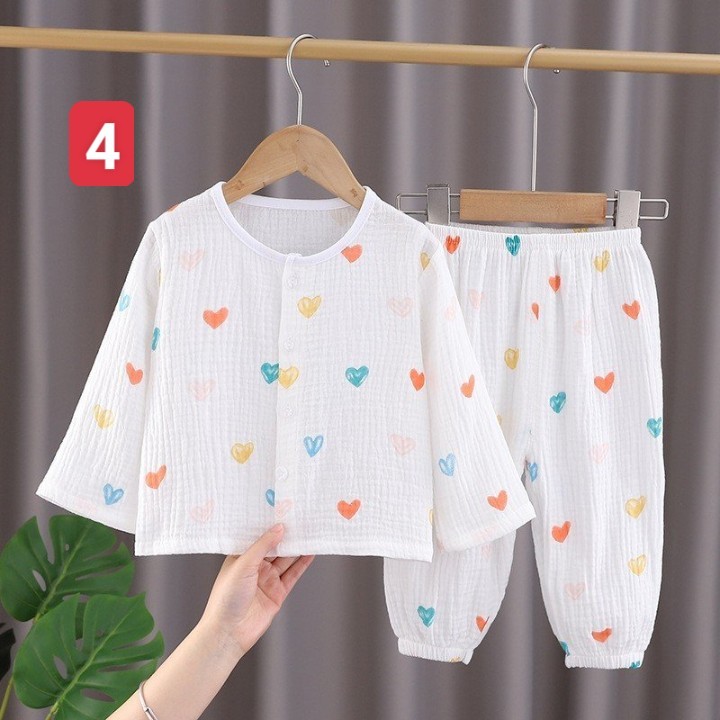 HA2763 - BỘ MẶC NHÀ XÔ MUSLIN