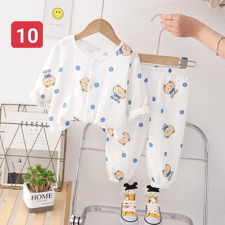 HA2763 - BỘ MẶC NHÀ XÔ MUSLIN