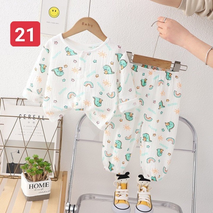 HA2763 - BỘ MẶC NHÀ XÔ MUSLIN