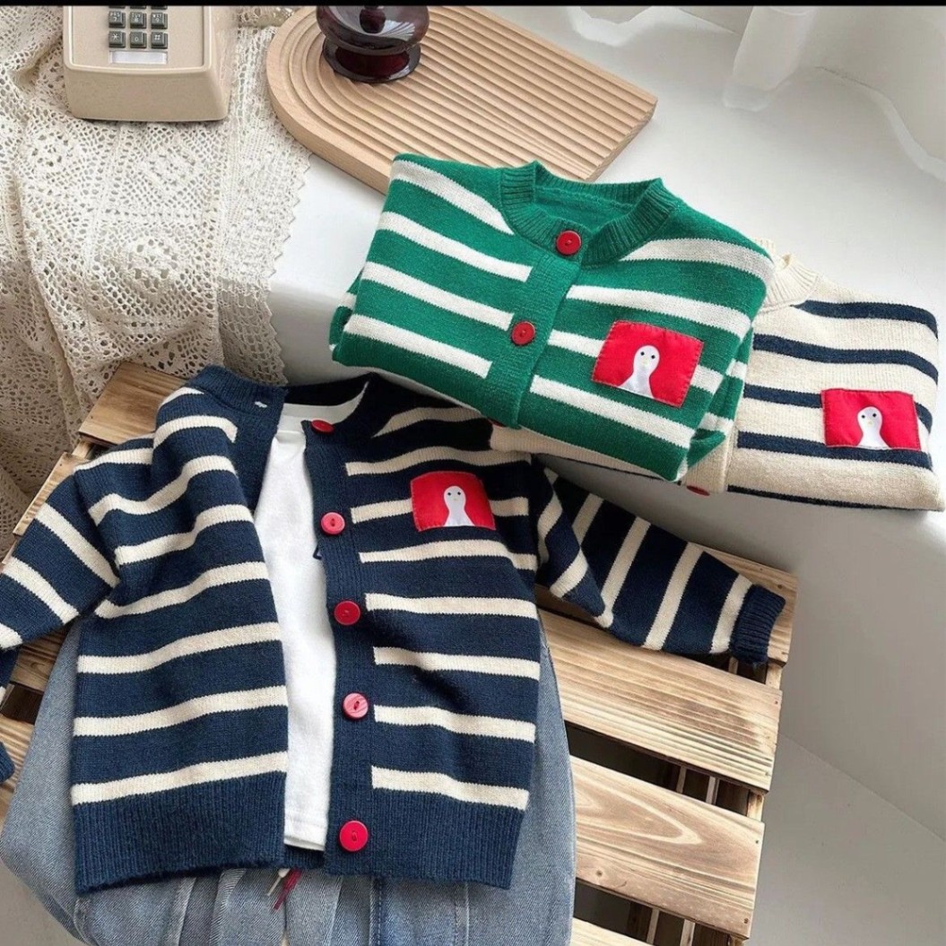 HA2764 - ÁO LEN CARDIGAN CHO BÉ