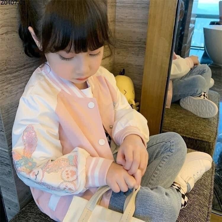 HA474 - ÁO KHOÁC BÉ GÁI HÌNH THỎ