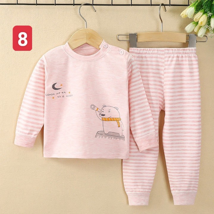 HA471 - BỘ COTTON MẶC NHÀ CHO BÉ