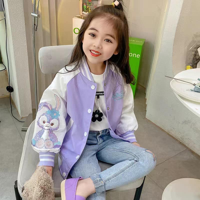 HA474 - ÁO KHOÁC BÉ GÁI HÌNH THỎ