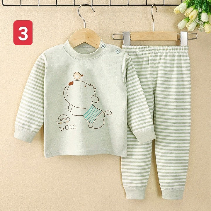 HA471 - BỘ COTTON MẶC NHÀ CHO BÉ