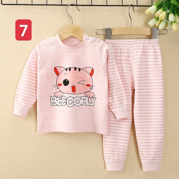 HA471 - BỘ COTTON MẶC NHÀ CHO BÉ