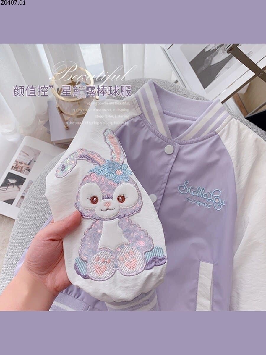 HA474 - ÁO KHOÁC BÉ GÁI HÌNH THỎ