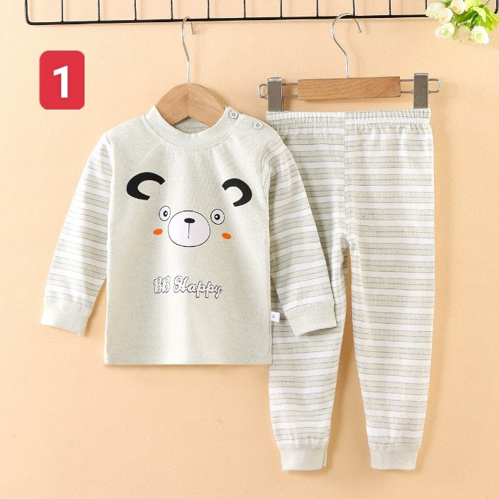 HA471 - BỘ COTTON MẶC NHÀ CHO BÉ