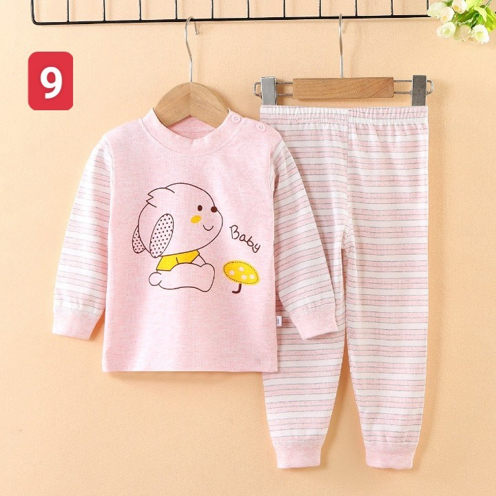 HA471 - BỘ COTTON MẶC NHÀ CHO BÉ
